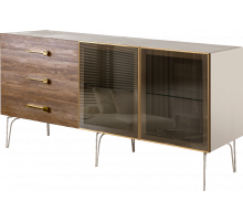 Комод для гостиной Богемия Вуд (Bogemia Wood) БМКМ-4(Wo)[5]